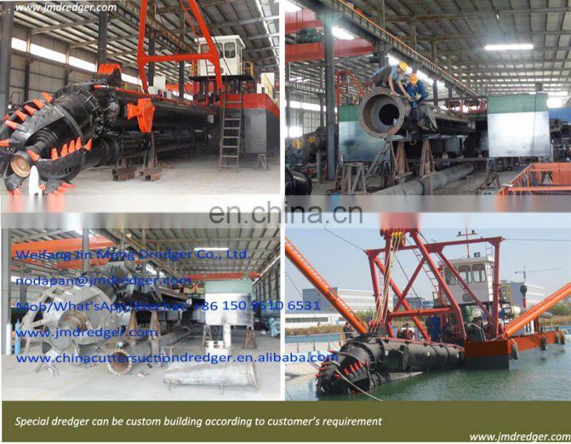 China lower price new hydraulic sand pump suction dredger for sale