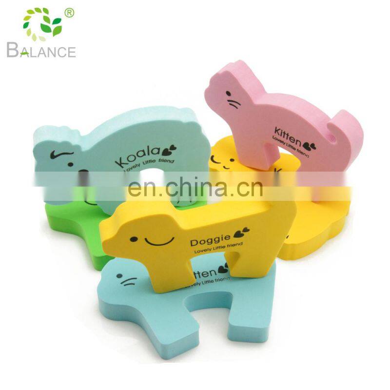 baby safety product Custom cartoon EVA Trade assurance high quality baby finger pinch guard EVA door stopper