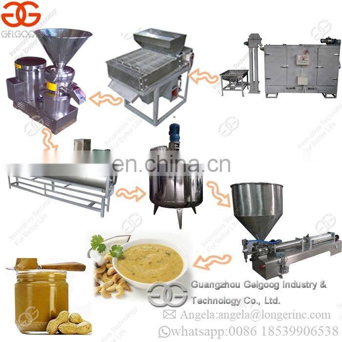 Stable Working Full Automatic Tahini Sesame Peanut Paste Making Machine Nut Grinding Equipment Groundnut Butter Production Plant