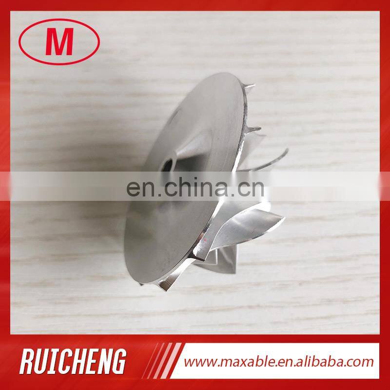 GT15-25 34.62/49.10mm 702489-0009/6/2 6+6 blades turbo/milling/aluminum 2618/billet compressor wheel for 717858/724930/750718