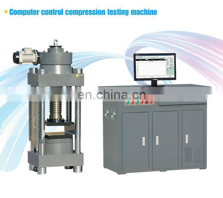YAW-3000kn automatic soil consolidation cube compression testing machine