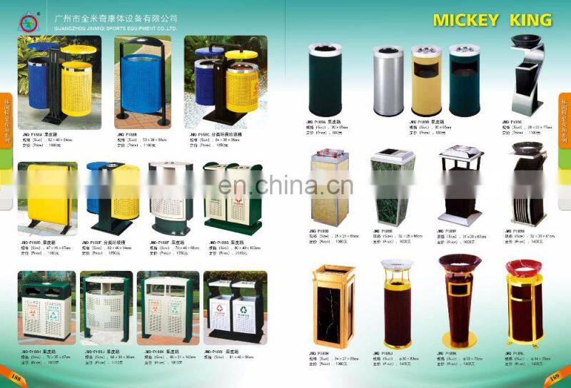 Hotel used Garden trash can outdoor wooden trash can