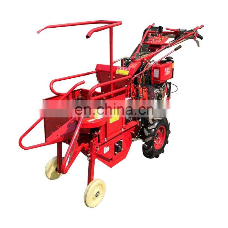 Full-featured mini corn harvester machine for tractor