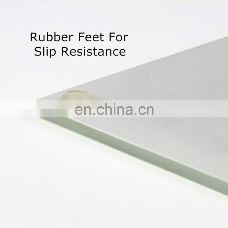 Factory Price Mermaid Meditation Glass Cutting Board for Kitchen Non Slip-Rubber Feet Stain-Shatter Resistant Durable