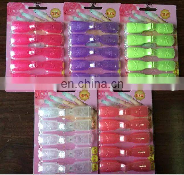 Women Plastic Nail Art Soak Off Cap Clip UV Gel Polish Remover Wrap Tool Makeup Cosmetic Tools Overmal