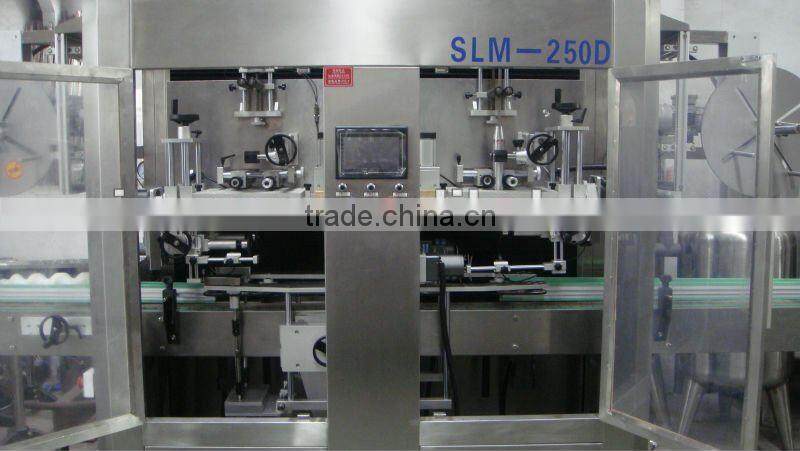 2016 hot sale automatic shrink sleeve labeling machine with steam shrink tunnel and generator