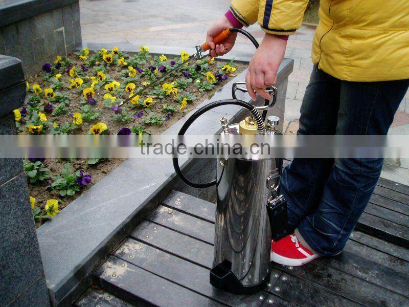 (22620) 5L garden hand stainless steel pressure manual water sprayer gun