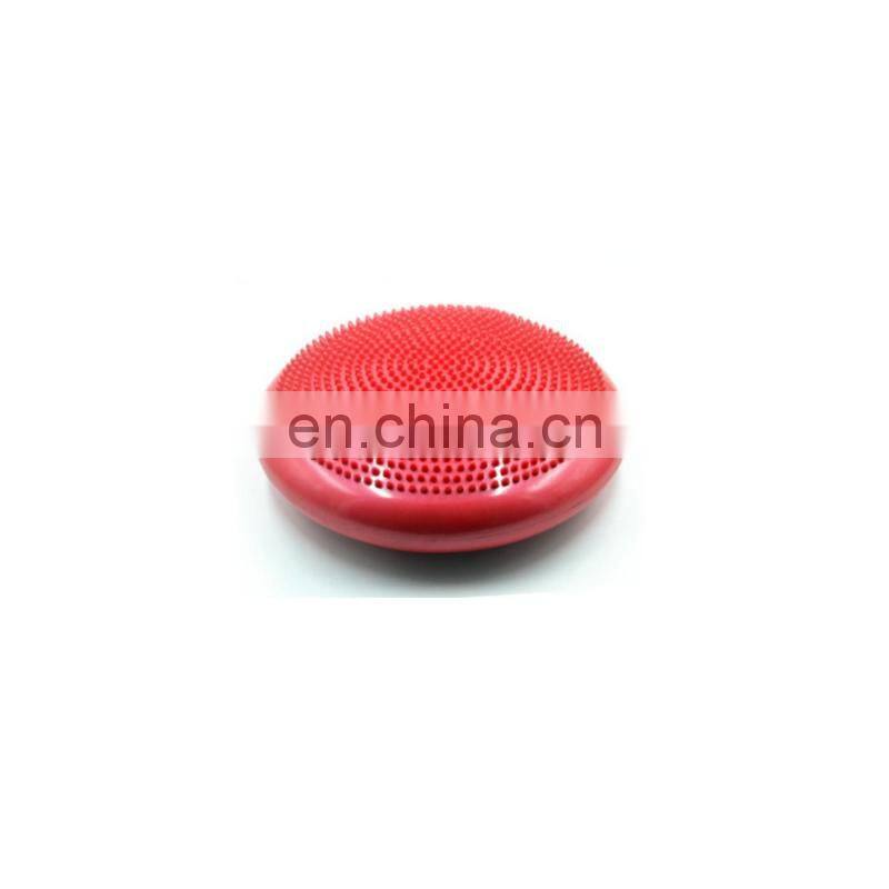 33cm High Quality PVC Inflatable Yoga Fitness Ball Pad Stability Balance Disc Massage Cushion Mat Balancing Training