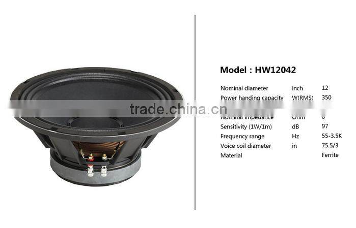 Trade assurance, double 12 inch passive line array speaker system, line array