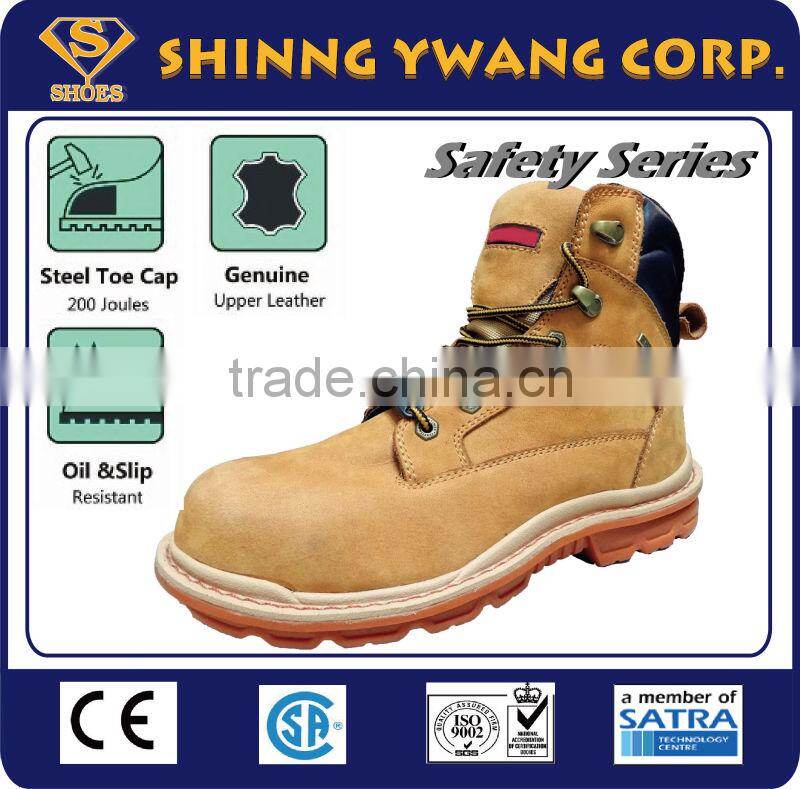 Wholesale Leather Steel Toe anti water oil workwear