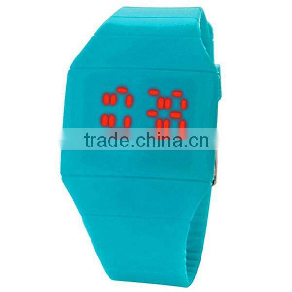China factory ultra thin led watch