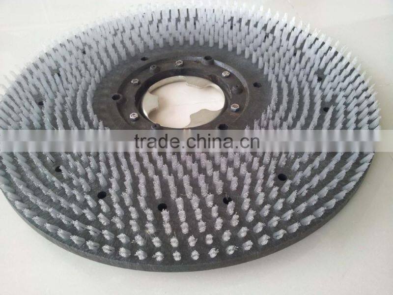 Disc floor sweeper brush pad driver