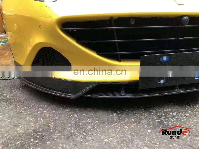 Runde Carbon Fiber Material Auto Car Parts Body Kit With front lip side skirts rear diffuser For Ferrari California T body kit