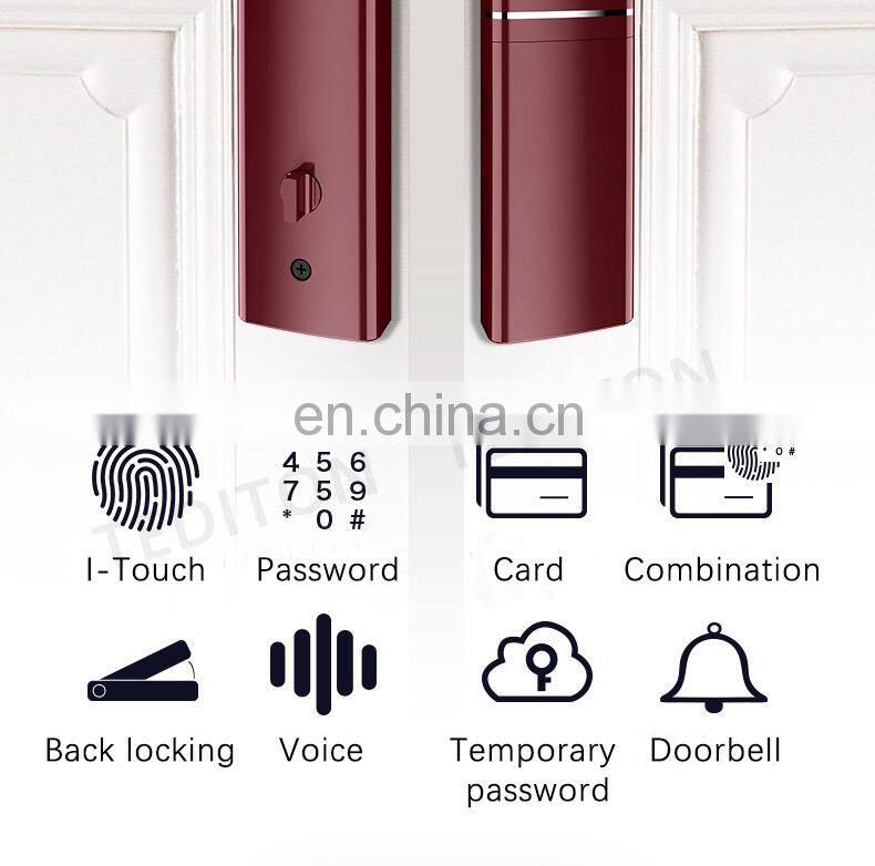 Fingerprint Door lock Waterproof Electronic Door Lock Intelligent Biometric Door Smart Fingerprint Lock