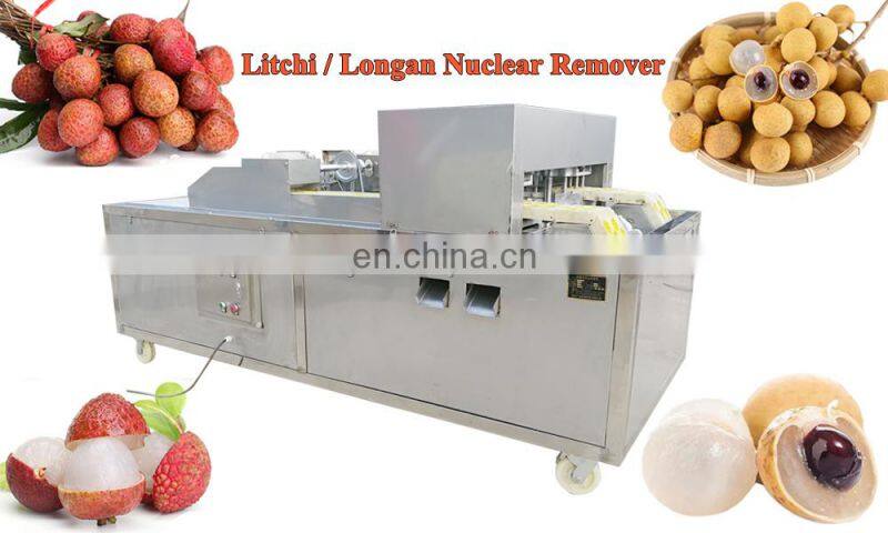 Best quality fruit litchi chinensis kernel remover pitting remove machine