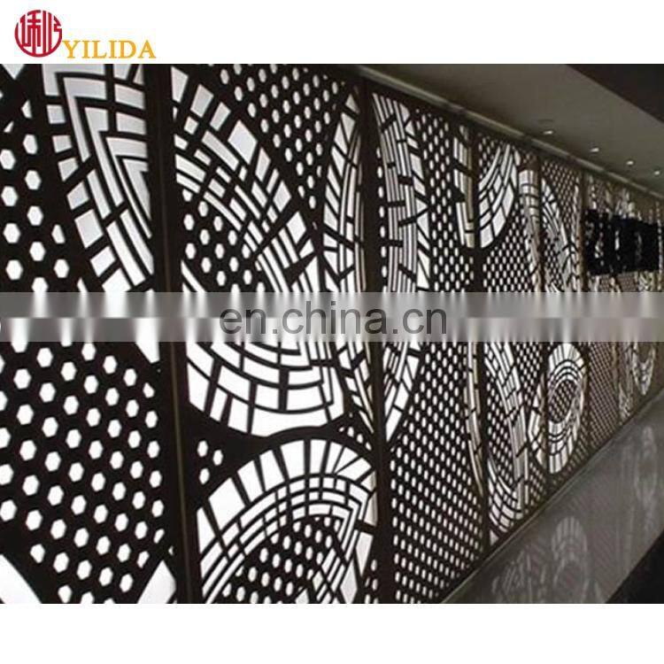 Aluminum perforated punching hotel metal mesh