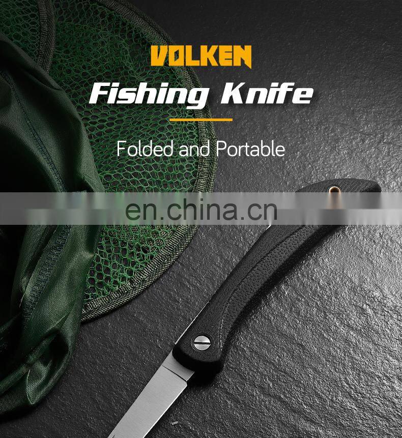 High quality black fish knife cordless fish knife fish filleting knife outdoor sports equipment in China