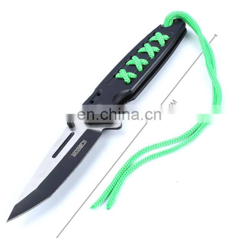 8.3 Inch Stainless steel tying handle stainless steel folding survival camping knife