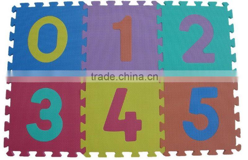 Eco Friendly EVA Number Puzzle Mat