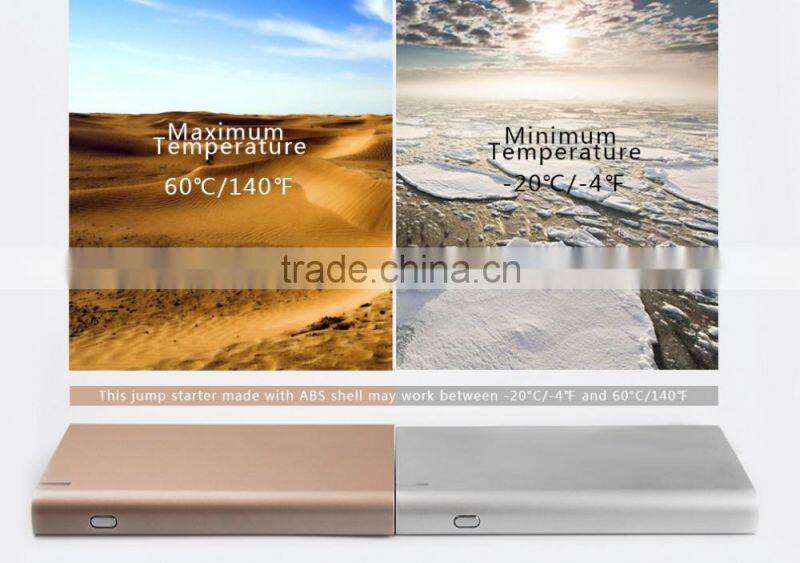 Aluminum case car jump starter,car jump starter for motorbike , e power multi-function jump starter for 12v car