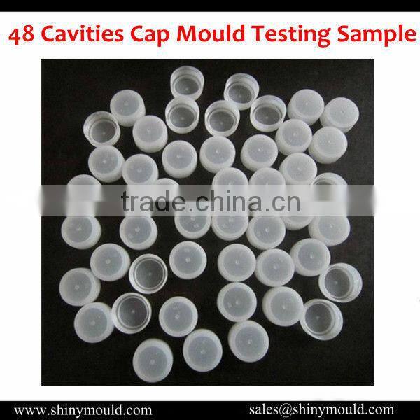 10 cavities plastic cap mould closure mould