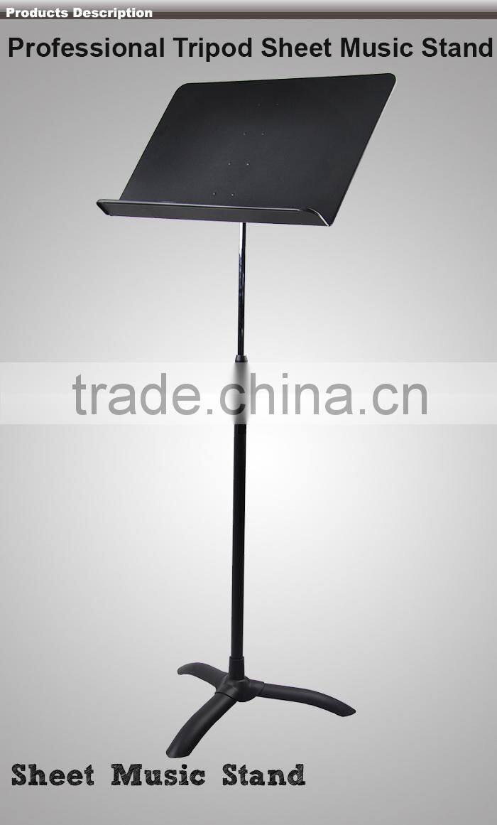 Professional Sheet Music Stand Black MSS009