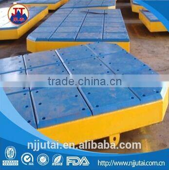 White plastic guide rail UHMWPE linear guide