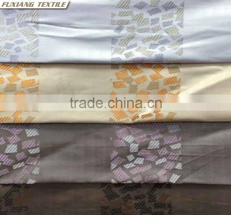 100% Polyester jacquard flower window curtain fabric