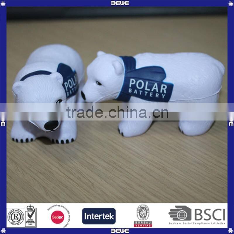 logo printed bus pu foam anti stress ball