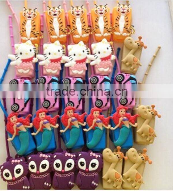 Customized Logo Silicone Coloring hand sanitizer pocket holder