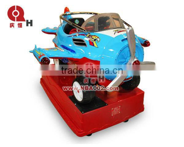 Deluxe Airplane Rocking Rides Blue Red QHRR-09
