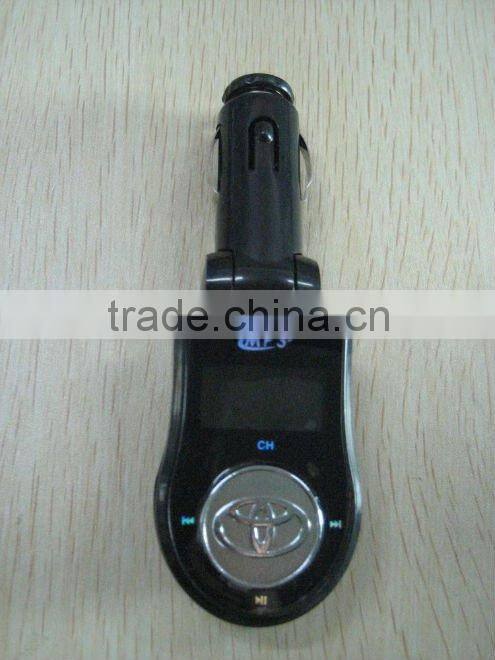 car fm modulator with SD card and usb flash drives