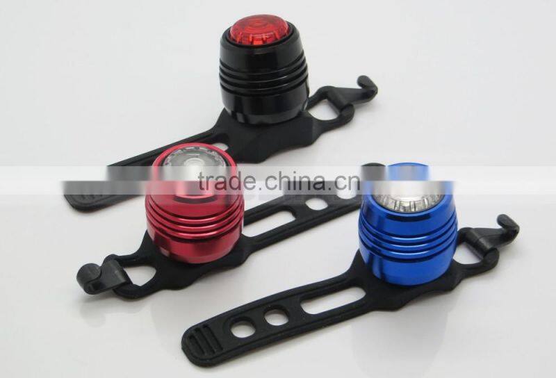 Micro USB Rechargeable Rear Bar Clip Aluminum Bike Waterproof Light