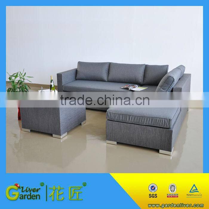 Sectional cheap outdoor wicker furniture rattan sofa
