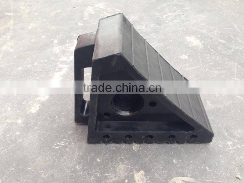 Non-Slip Reinforced Rubber Wheel Chock