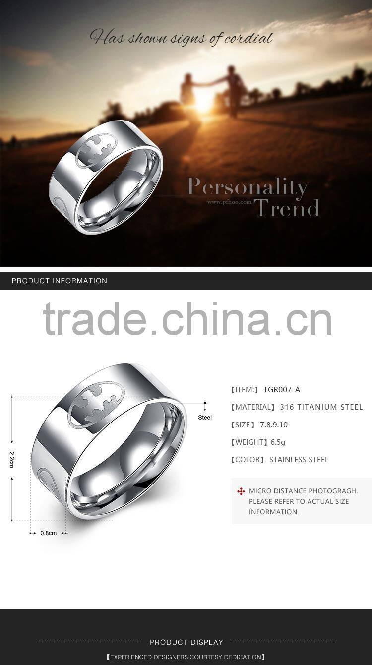 custom 316l stainless steel rings,titanium stainless steel rings