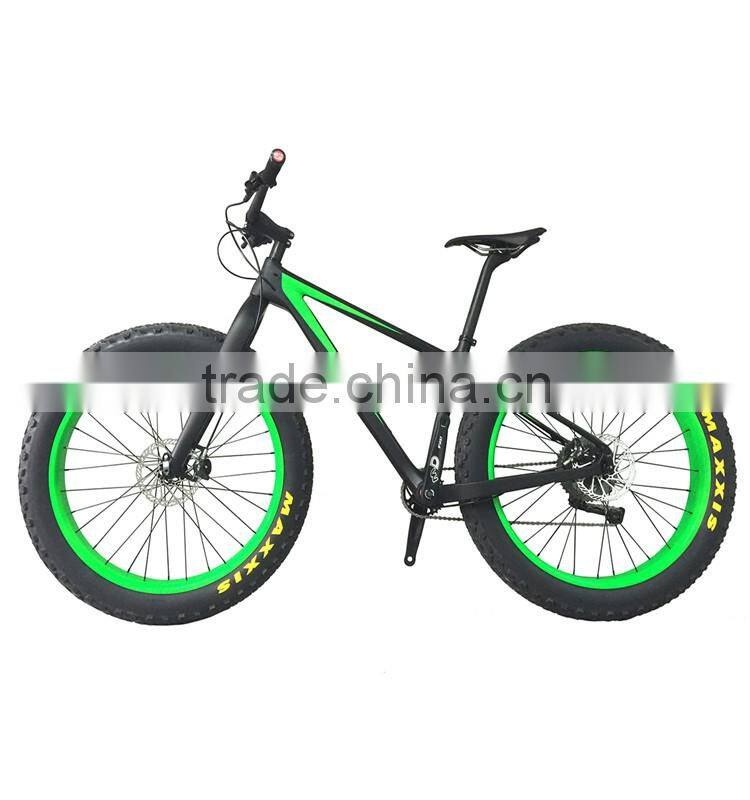 2016 Chinese fat bike new painting carbon fatbike complete SN01 with Maxxi tire 26*4.8 tire