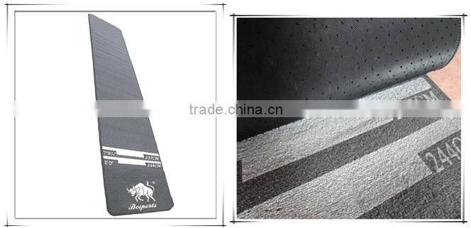 Bcsports custom rubber and nylon dart carpet