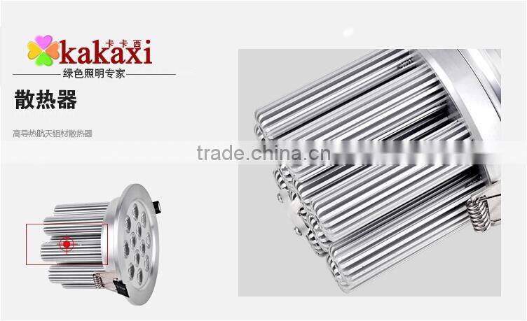 2015 New Dimmable LED Ceiling Lamp 3w 5w 7w 9w 12w LED Spotlights Silver Shell