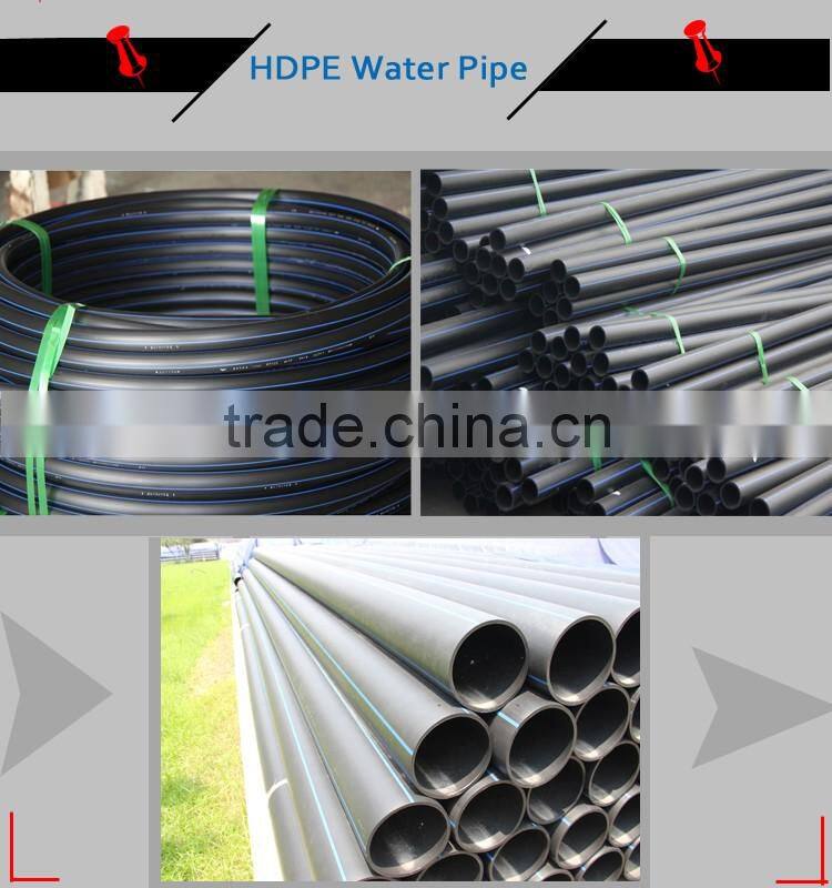Supply different sizes plastic water pipe price from China