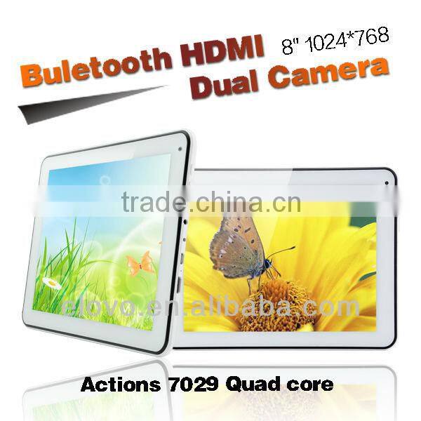 best new Android tablet pc 8inch HDMI two cameras tablet computer promotion