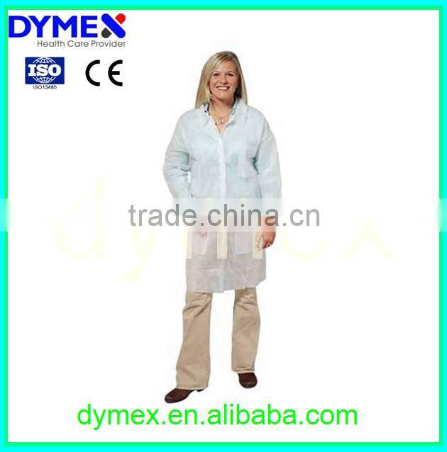 Disposable Nonwoven PP Lab Coat