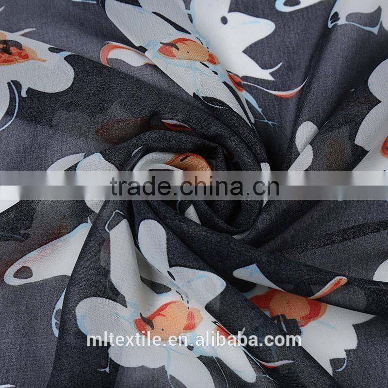 Factory Direct Digital Printing Chiffon Fabric