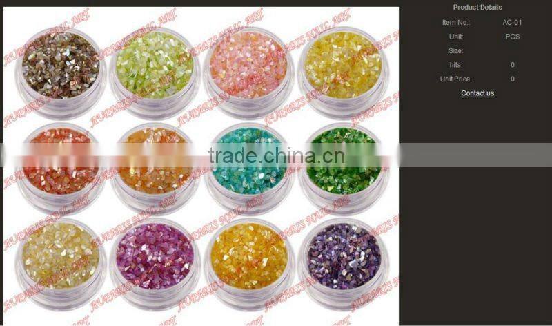 Professional Nail Art Decoration Crushed Sea Shell
