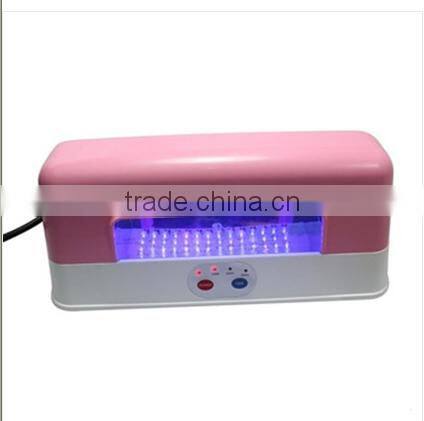 36W /18W/12W Wholesale cheap pink color CCFL LED UV nail lamp led gel nail polish dryer lamp with CE certificated