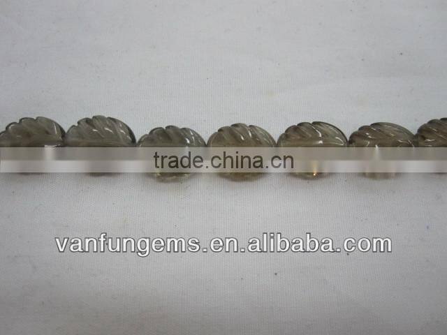 White turquoise carved leave