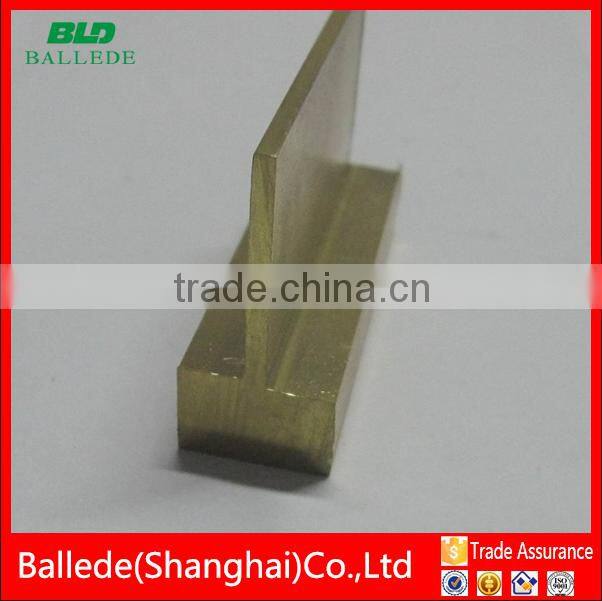 extruded Tees brass profiles