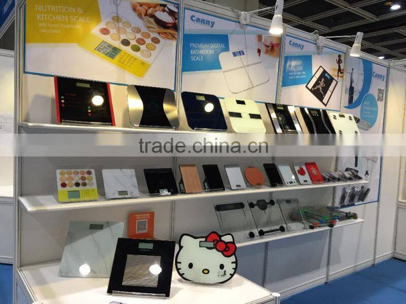 multifunction body fat scale digital LCD display different shape of electrodes