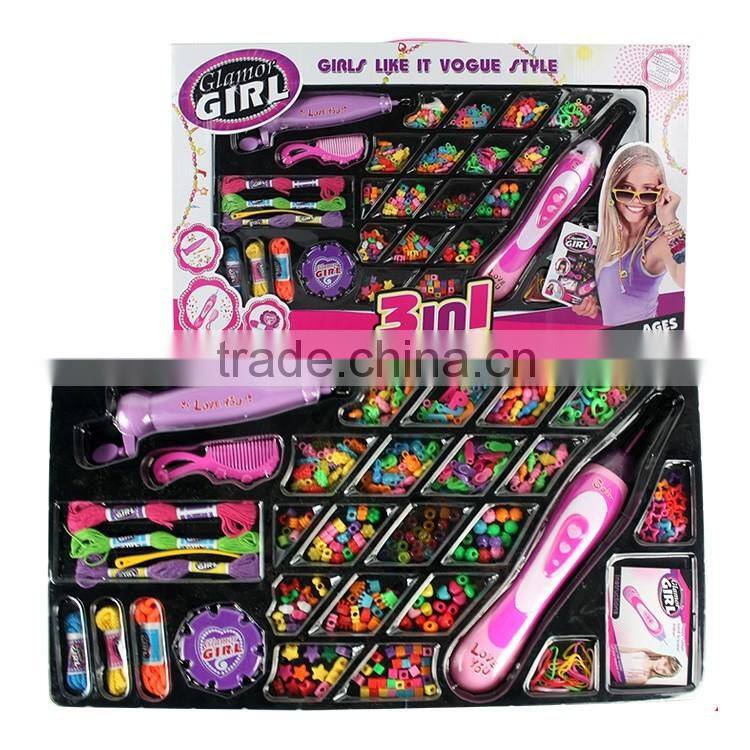 Nice style kids popular toys pretend hair beauty set