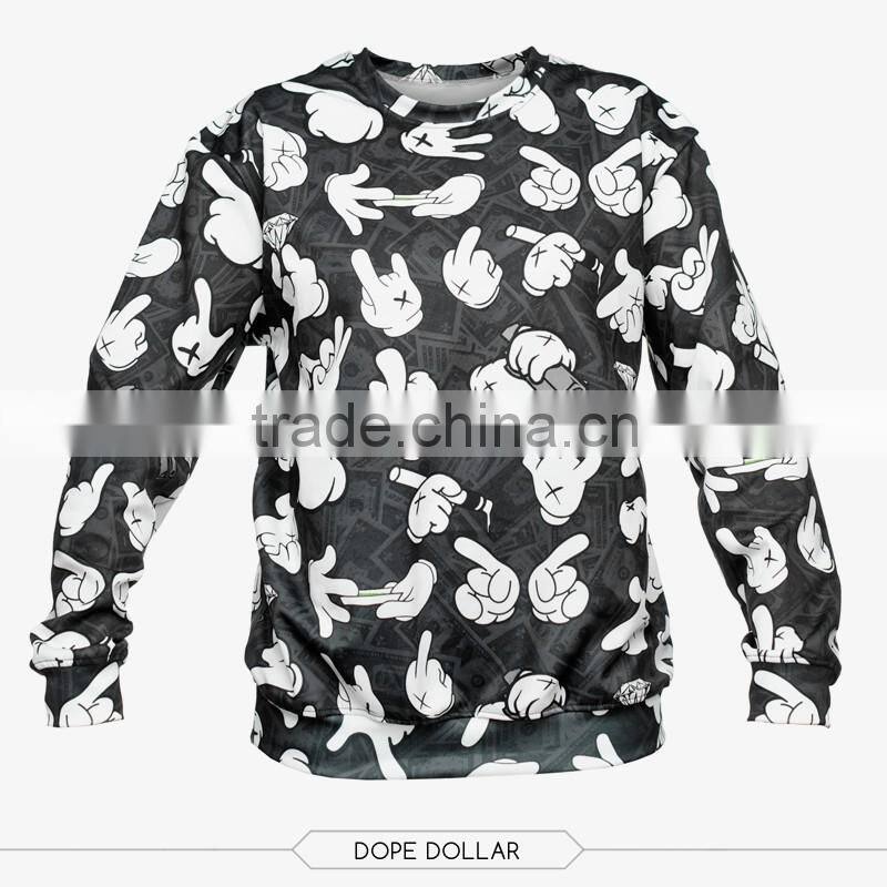 High quality sublimation women latest design sweatshirt
